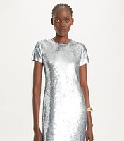 Sequined T-Shirt Dress