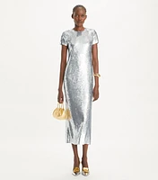 Sequined T-Shirt Dress