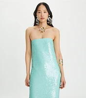 Sequins Mesh Dress