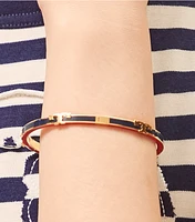 Serif-T Enameled Stackable Bracelet