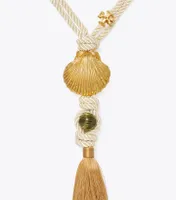 Shell Tassel Pendant Necklace