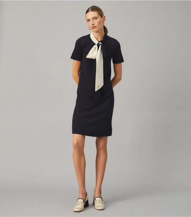 short sleeve bow sweater dress Tory Burch Short Sleeve Bow Sweater Dress