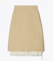 Silk Linen Skirt