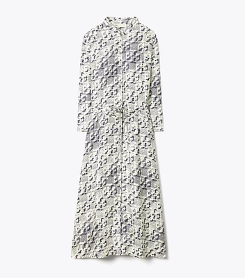 Silk Midi Dress