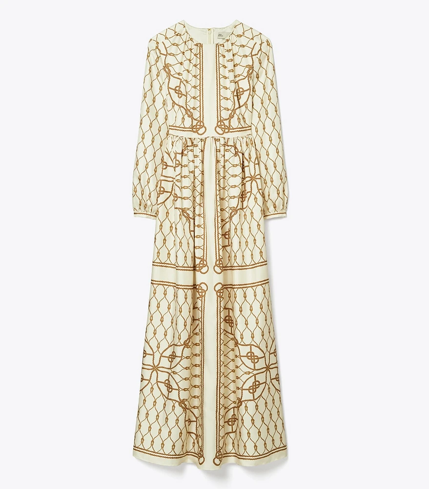 Silk Printed Dress