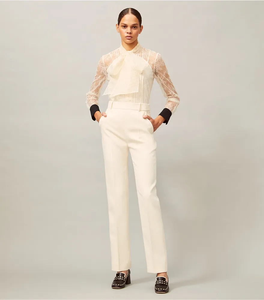 Slim Flat-Front Pant