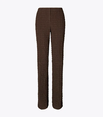 Slim Wool and Silk Pant