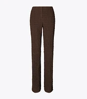 Slim Wool and Silk Pant