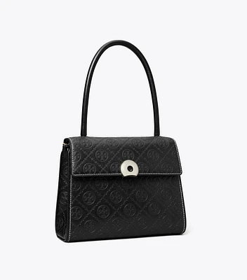 Small Deville T Monogram Leather Bag