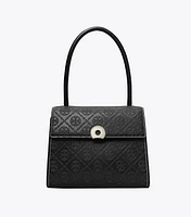 Small Deville T Monogram Leather Bag