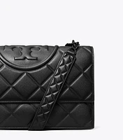 Fleming Polished-Grain Convertible Shoulder Bag