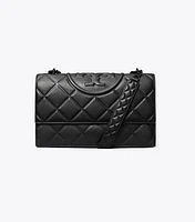 Fleming Polished-Grain Convertible Shoulder Bag