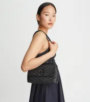 Small Kira Chevron Convertible Shoulder Bag 