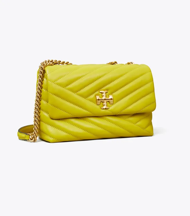 SUPER QUICK VID! TORY BURCH KIRA CHEVRON CONVERTIBLE SHOULDER BAG