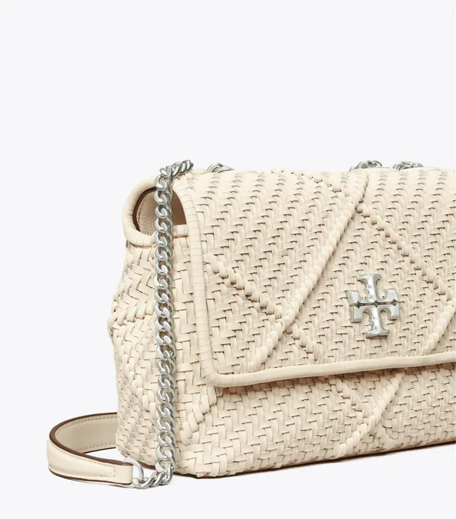 Tory Burch Kira Small Diamond Woven Convertible Shoulder Bag