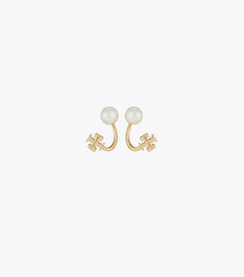 Small Kira Pearl Front-Back Earring