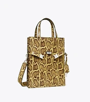 Small Lee Radziwill Embossed Shopper