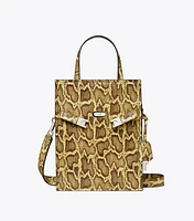 Small Lee Radziwill Embossed Shopper