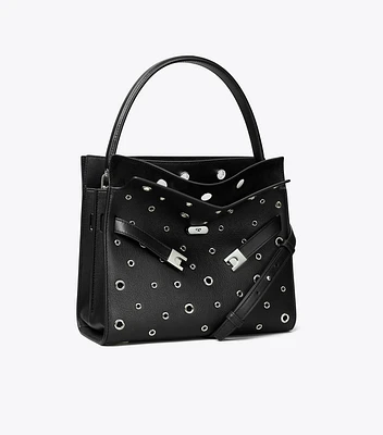 Small Lee Radziwill Grommet Double Bag
