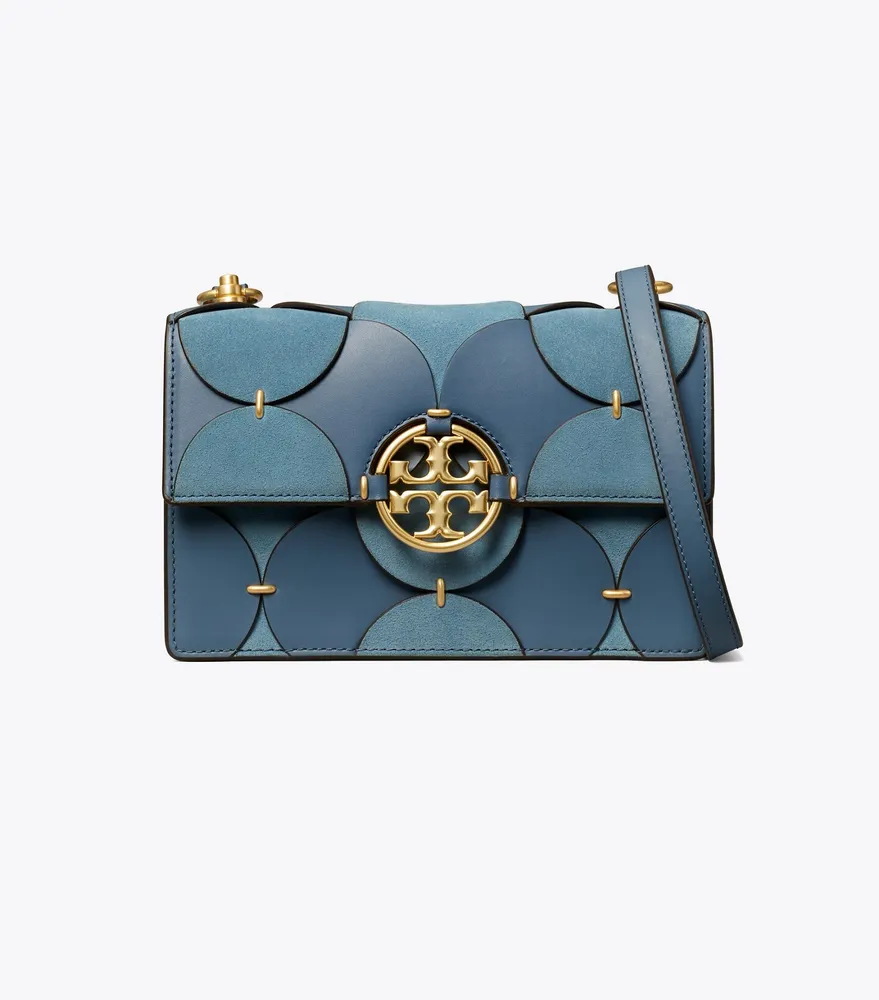 Small Miller Exotic Die-Cut Flap Shoulder Bag