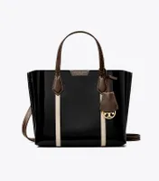 Small Perry Patent Triple-Compartment Tote