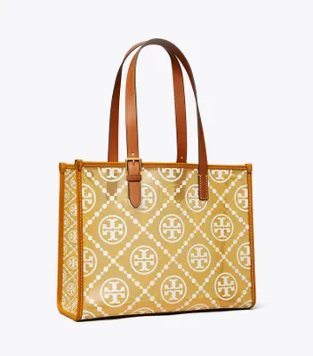 Small T Monogram Clear Tote