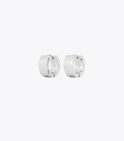 Small T Monogram Hoop Earring