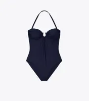 Solid Bandeau One-Piece