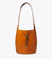 Spaghetti Strap Large Bucket Bag