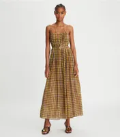 Spaghetti Strap Pleated Dress