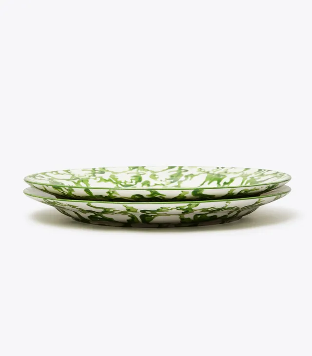 Ceramic Pinch Bowls, Green Set of 4