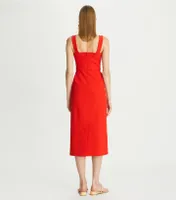 Stretch Faille Dress