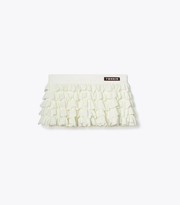 Stretch Mini Tennis Skirt