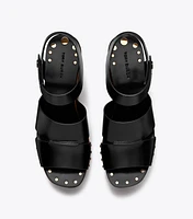 Studded Platform Wedge Sandal