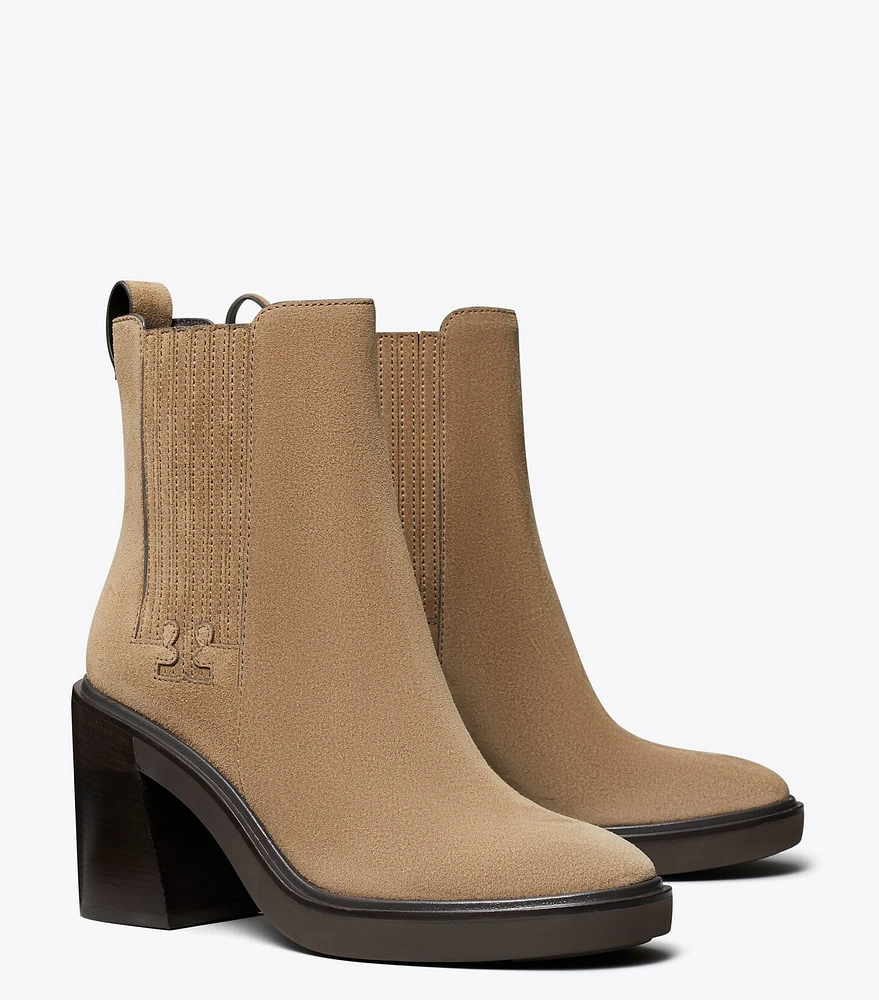 T Chelsea Heeled Ankle Boot