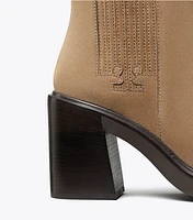 T Chelsea Heeled Ankle Boot