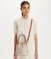 T Monogram Bucket Bag