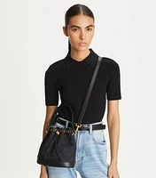 T Monogram Bucket Bag