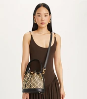 T Monogram Bucket Bag