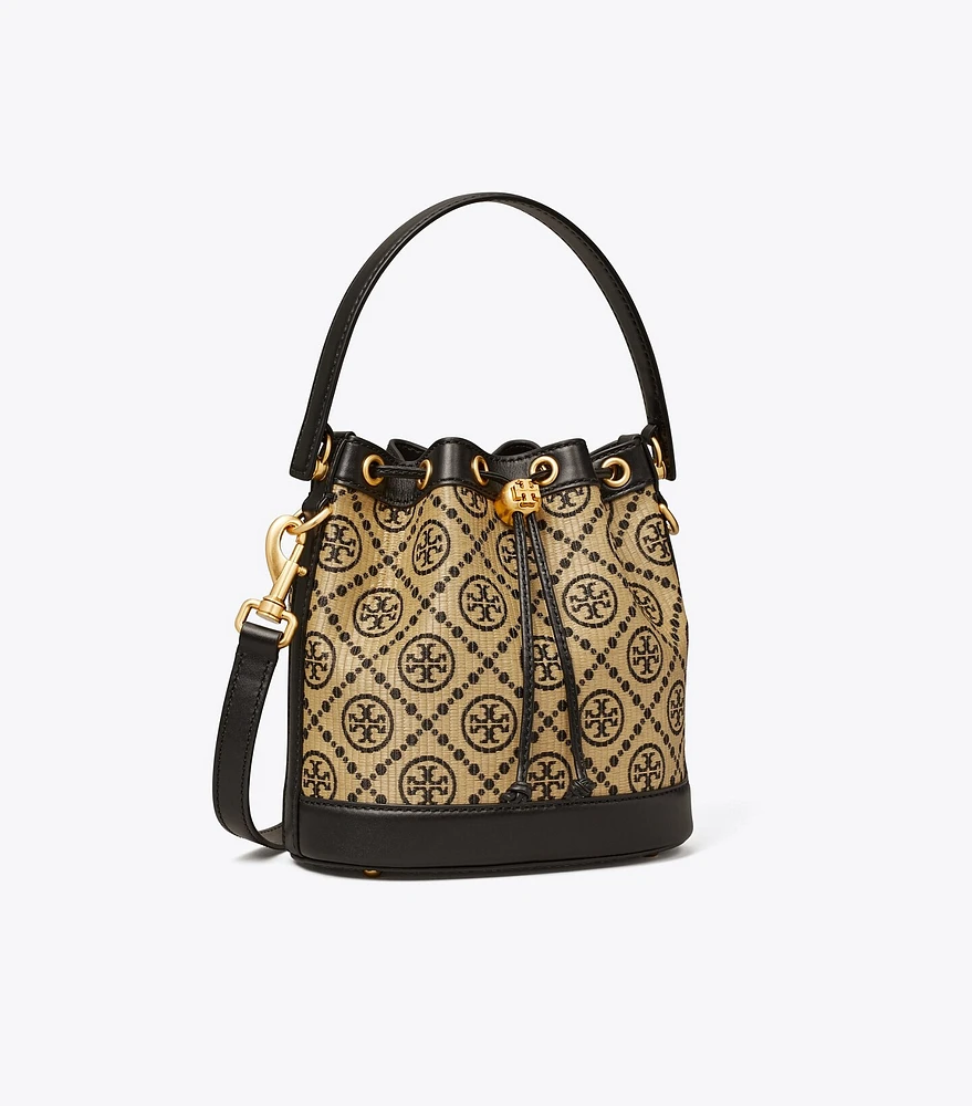 T Monogram Bucket Bag