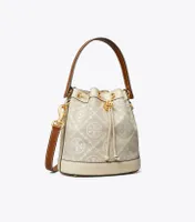 T Monogram Bucket Bag