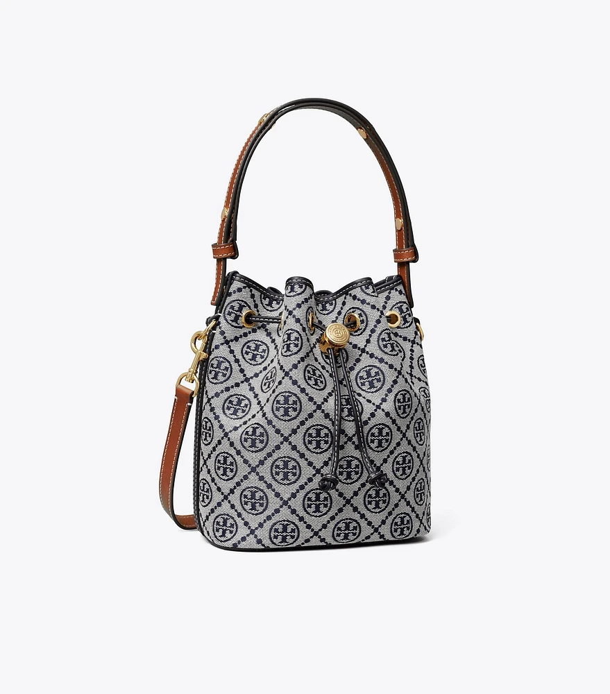 T Monogram Bucket Bag