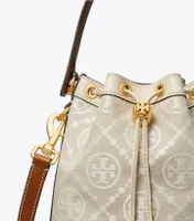 T Monogram Bucket Bag