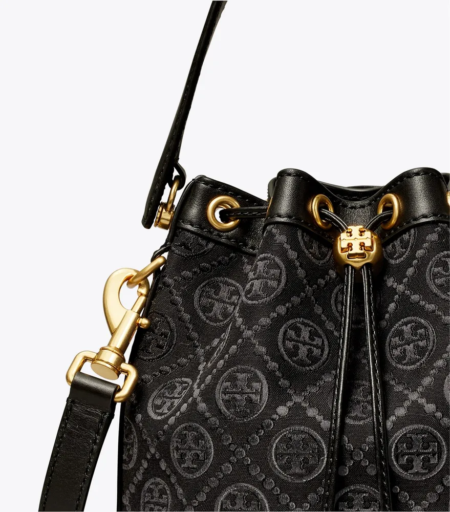 T Monogram Bucket Bag