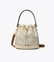 T Monogram Bucket Bag