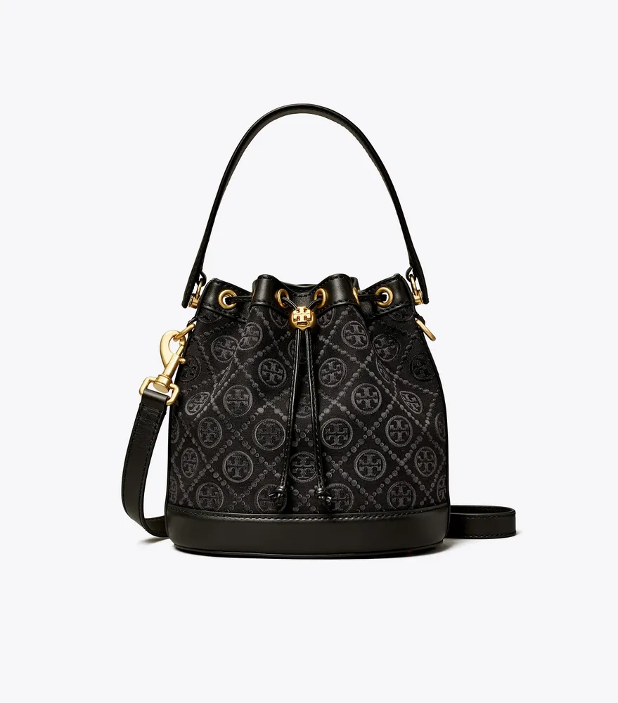 T Monogram Bucket Bag
