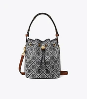 T Monogram Bucket Bag