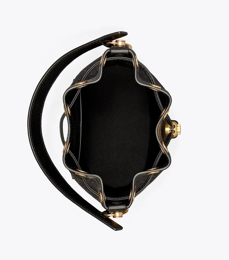 T Monogram Bucket Bag