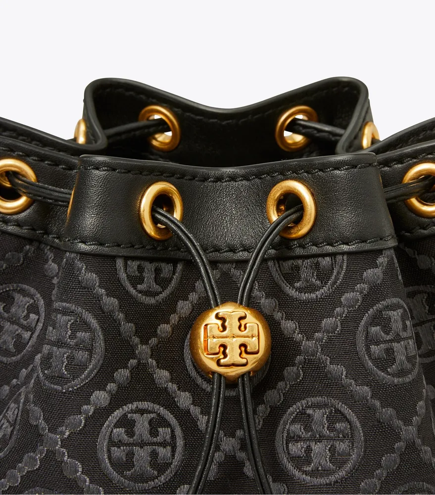 T Monogram Bucket Bag