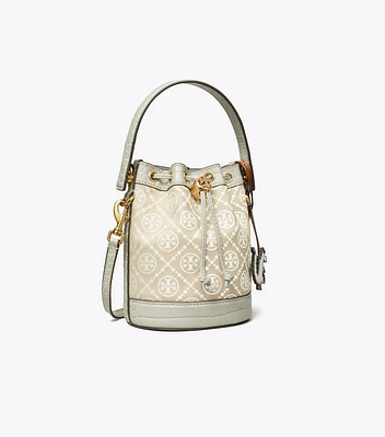 T Monogram Cloud Mini Bucket Bag